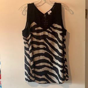 Cabi Tivoli Zebra Print Blouse
